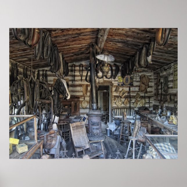 PÓSTER MONTANA SADLERY SHOP (Frente)