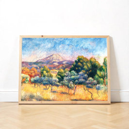 Póster Montaña Sainte-Victoire
