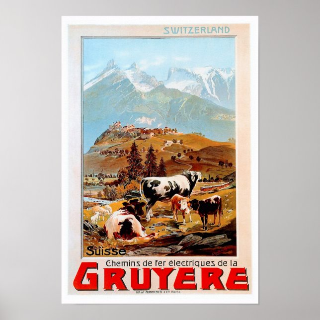 Póster Montaña Suiza (Frente)