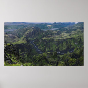 PÓSTER MONTAÑA VERDE