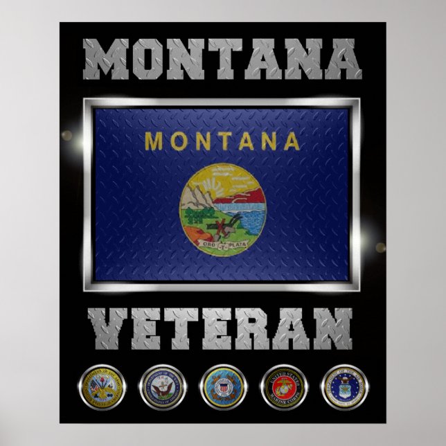 Póster Montana Veteran poster (Frente)