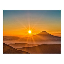 Montaña volcánica del Monte Fuji japón