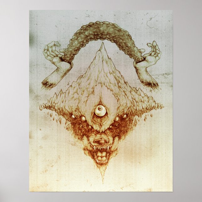 Póster Montaña Wolf (Frente)