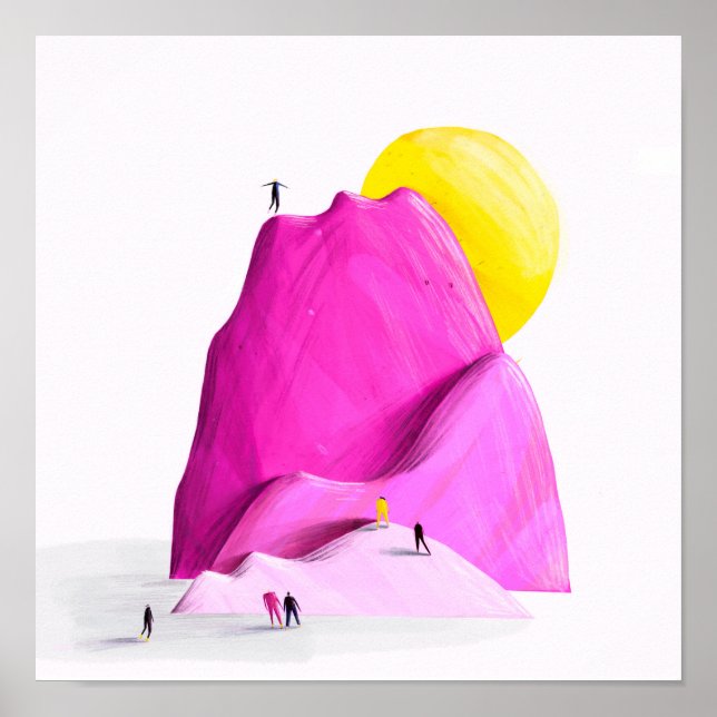 Póster Montañas (Frente)