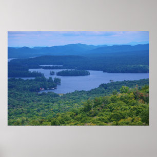 Póster Montañas Adirondack