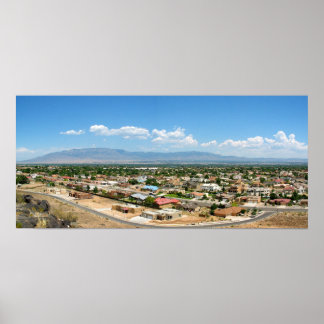 Póster montañas albuquerque sandia