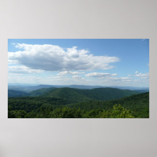 Póster Montañas Apalaches I Shenandoah