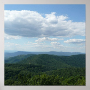 Póster Montañas Apalaches I Shenandoah