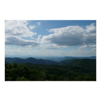 Póster Montañas Apalaches II Shenandoah