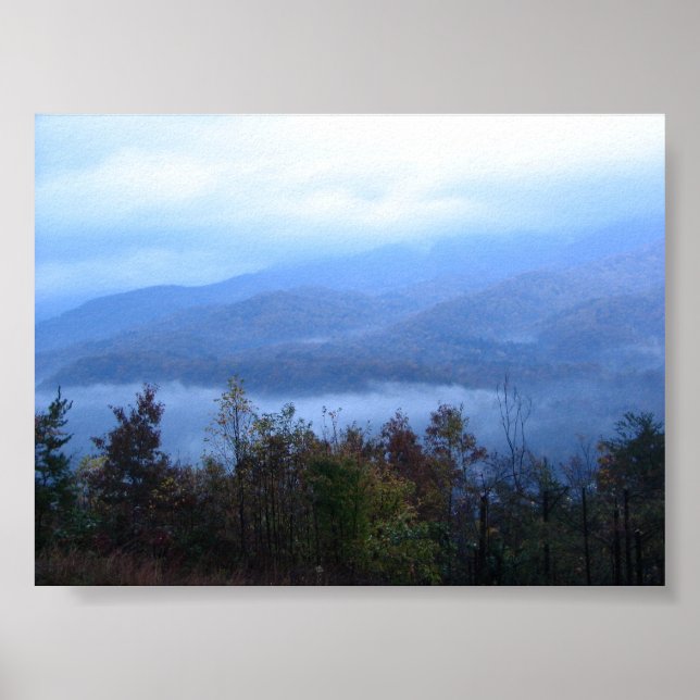 Póster Montañas Azules (Frente)