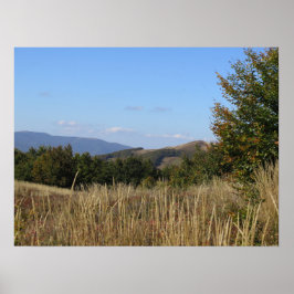 Póster Montañas Bieszczady