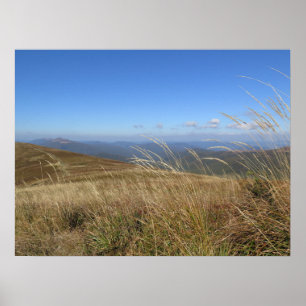 Póster Montañas Bieszczady