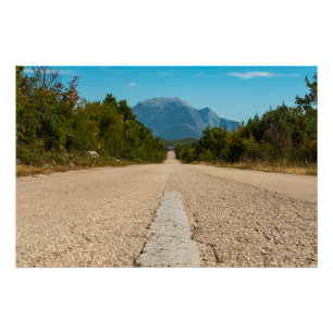 Póster Montañas Biokovo - Croacia