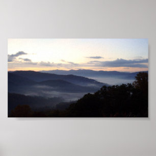 Póster Montañas Blue Ridge