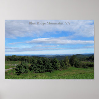 Póster Montañas Blue Ridge en Virginia