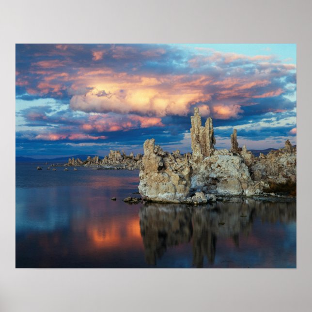 Póster Montañas California, Sierra Nevada (Frente)