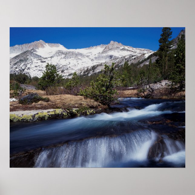 Póster Montañas California, Sierra Nevada 4 (Frente)