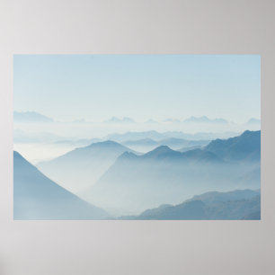 PÓSTER MONTAÑAS CUBIERTAS DE ENFERMERAS