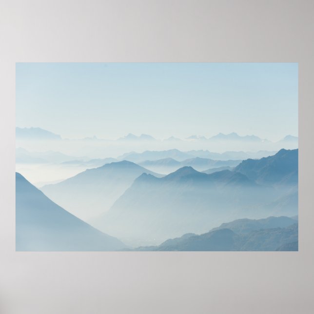 PÓSTER MONTAÑAS CUBIERTAS DE ENFERMERAS (Frente)