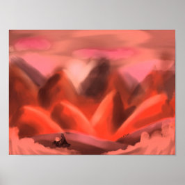 Póster Montañas de Fuego