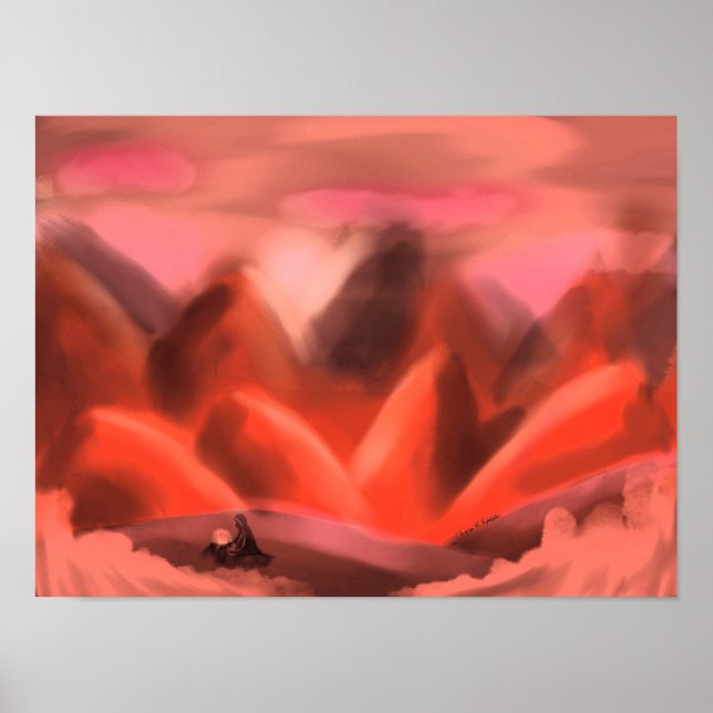 Póster Montañas de Fuego (Frente)