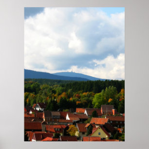 Póster montañas de harz