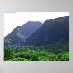 Póster Montañas de Koolau