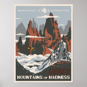 Póster Montañas de la locura