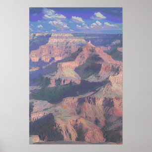 Póster montañas de la roca