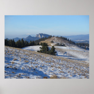 Póster Montañas de Piense