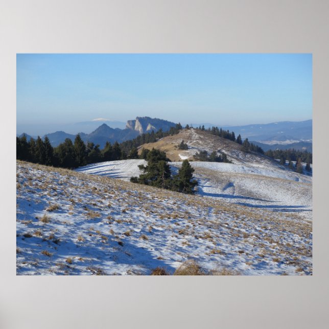 Póster Montañas de Piense