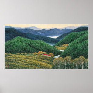 Póster Montañas de primavera
