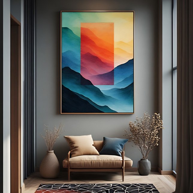 Póster Montañas de Sueños Abstractos (Subido por el creador)