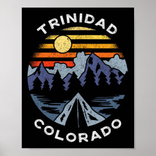 Póster Montañas de Trinidad Colorado Vacaciones en la sop