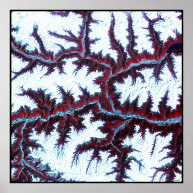 Póster Montañas del Himalaya (Frente)