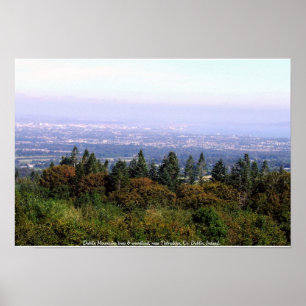 Póster Montañas Dublín, paisaje de Irlanda