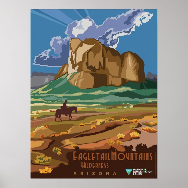 Póster Montañas Eagletail (Frente)