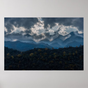 Póster Montañas en otoño, Kurdistán