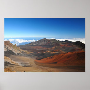 Póster Montañas Haleakala