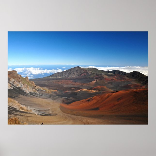 Póster Montañas Haleakala (Frente)