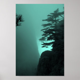 Póster Montañas Hushan