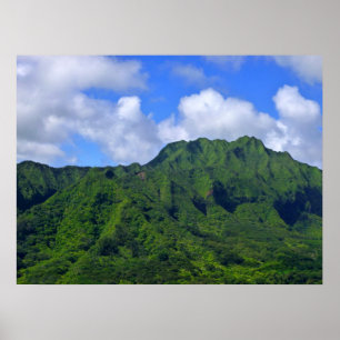Póster Montañas Koolau