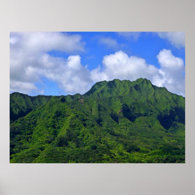 Póster Montañas Koolau (Frente)