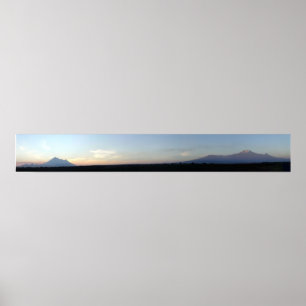 Póster Montañas majestuosas