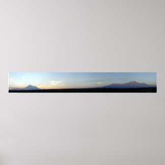 Póster Montañas majestuosas