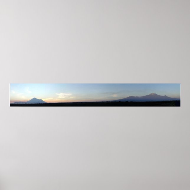 Póster Montañas majestuosas (Frente)