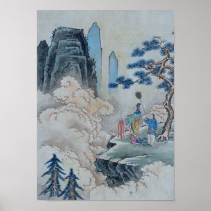 Póster Montañas Misty