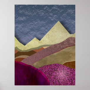 Póster Montañas Morera
