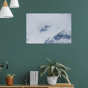 Póster Montañas nubladas