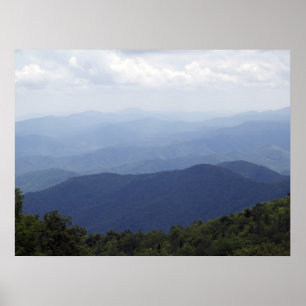 Póster Montañas occidentales 3 del NC